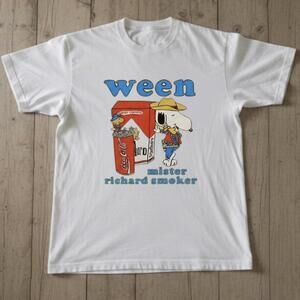Ween Mr Richard Smoker White T Shirt